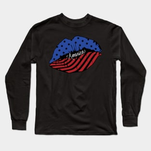 America kiss Long Sleeve T-Shirt